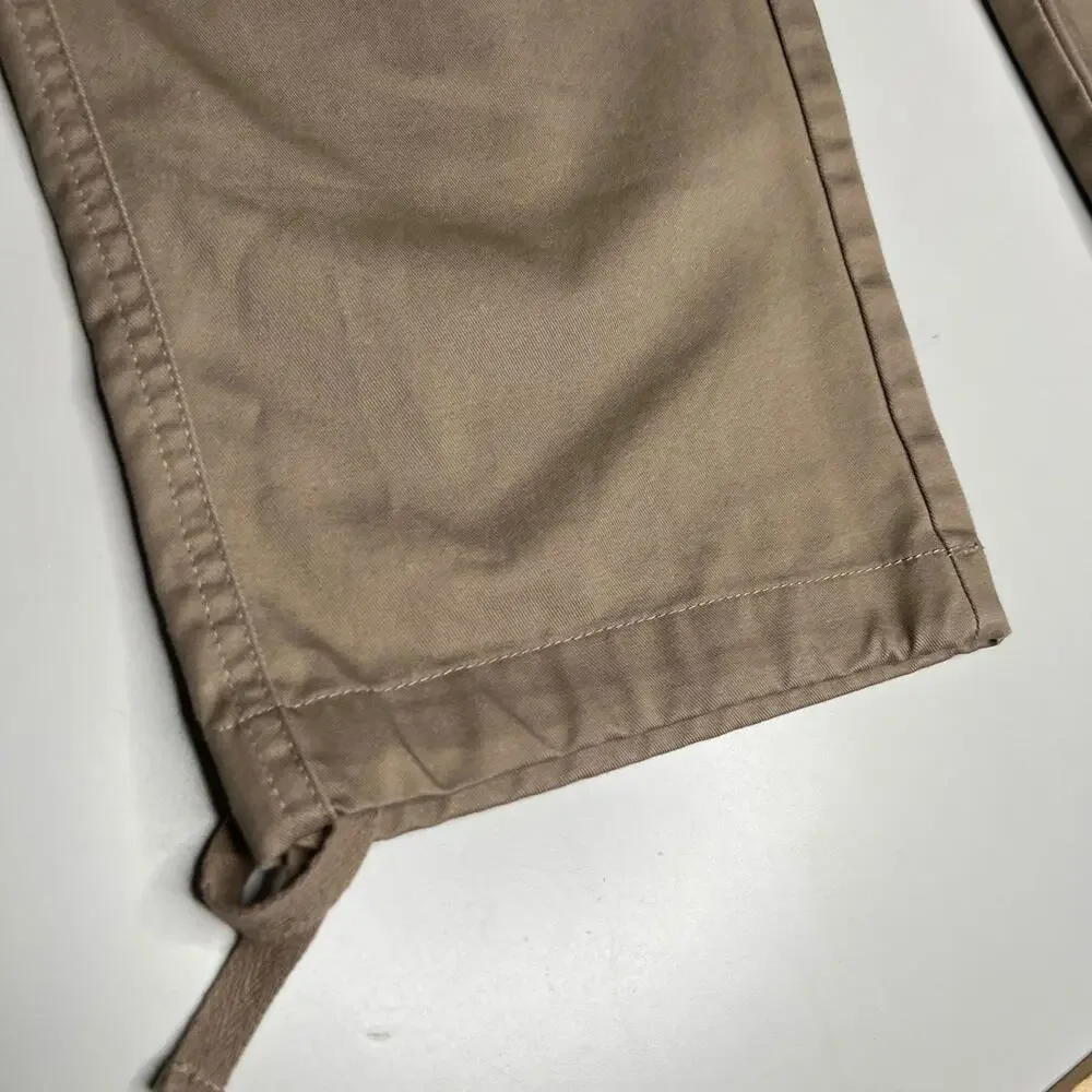 Empyre Cream Cargo Pants Mens 32 Straight Leg Skate‎ Streetwear Utility